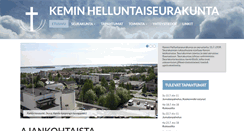 Desktop Screenshot of keminhelluntaiseurakunta.fi