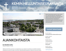 Tablet Screenshot of keminhelluntaiseurakunta.fi